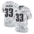 P.Eagles #33 Cooper DeJean Player Arctic Camo Salute to Service Limited Game PETTCS Stitched Jerseys