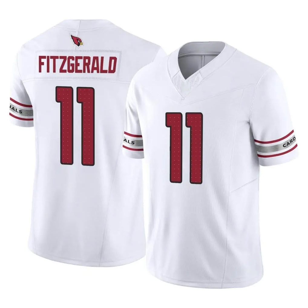 A.Cardinals #11 Larry Fitzgerald Player White Vapor F.U.S.E. Limited Home Game PETTCS Stitched Jerseys