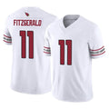 A.Cardinals #11 Larry Fitzgerald Player White Vapor F.U.S.E. Limited Home Game PETTCS Stitched Jerseys