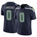 S.Seahawks #0 DeMarcus Lawrence Player Navy Limited Vapor F.U.S.E. Home Game PETTCS Stitched Jerseys