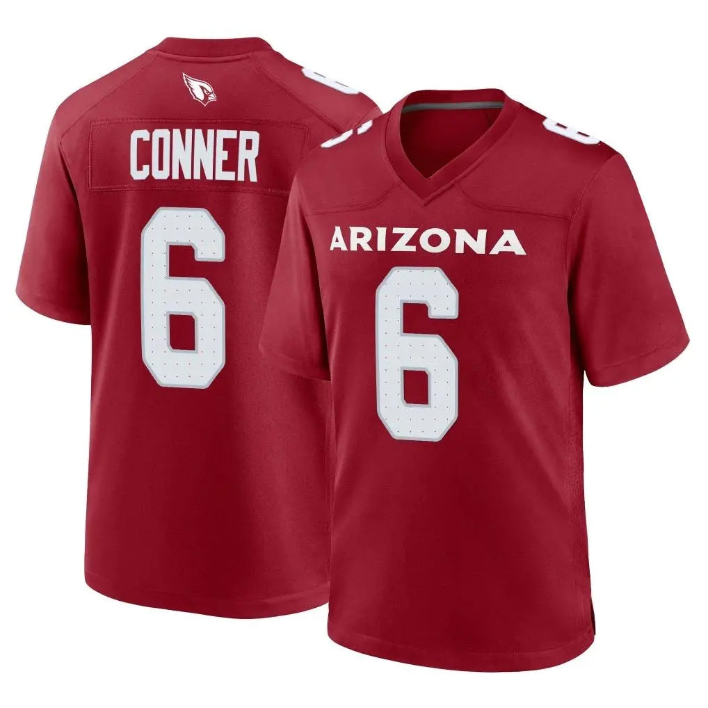 A.Cardinals #6 James Conner Player Cardinal Limited Home Game PETTCS Stitched Jerseys