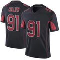 A.Cardinals #91 L.J. Collier Player Black Vapor Limited Elite PETTCS Stitched Jerseys