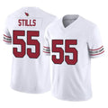 A.Cardinals #55 Dante Stills Player White Vapor F.U.S.E. Limited Home Game PETTCS Stitched Jerseys