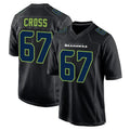 S.Seahawks #67 Charles Cross Player Black Limited Fashion Home Game PETTCS Stitched Jerseys