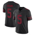SF.49ers #5 Mike Evans Player Black Alternate Limited Vapor Untouchable Home Game PETTCS Stitched Jerseys