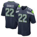 S.Seahawks #22 Rashid Shaheed Player Navy Home Game PETTCS Stitched Jerseys