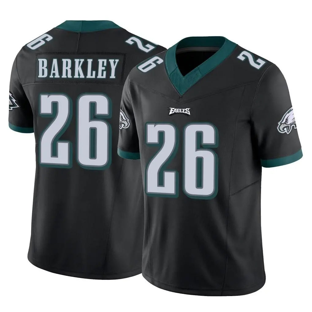 P.Eagles #26 Saquon Barkley Player Black Limited Vapor F.U.S.E. Home Game PETTCS Stitched Jerseys