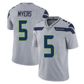 S.Seahawks #5 Jason Myers Player Gray Limited Vapor Untouchable Home Game PETTCS Stitched Jerseys