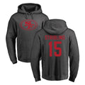 SF.49ers #15 De'Zhaun Stribling Player Anthracite Pullover Hoodies Home Game PETTCS Stitched Jerseys