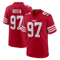 SF.49ers #97 Nick Bosa Player Red Game Home PETTCS Stitched Jerseys