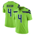 S.Seahawks #4 Michael Dickson Player Green Limited Color Rush Home Game PETTCS Stitched Jerseys