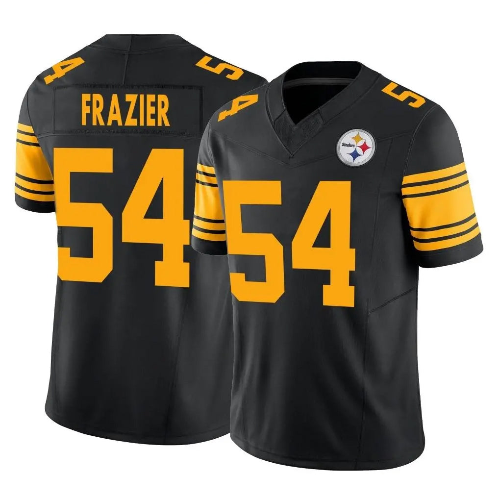 P.Steelers #54 Zach Frazier Player Black Limited 2nd Alternate Vapor F.U.S.E. Home Game PETTCS Stitched Jerseys