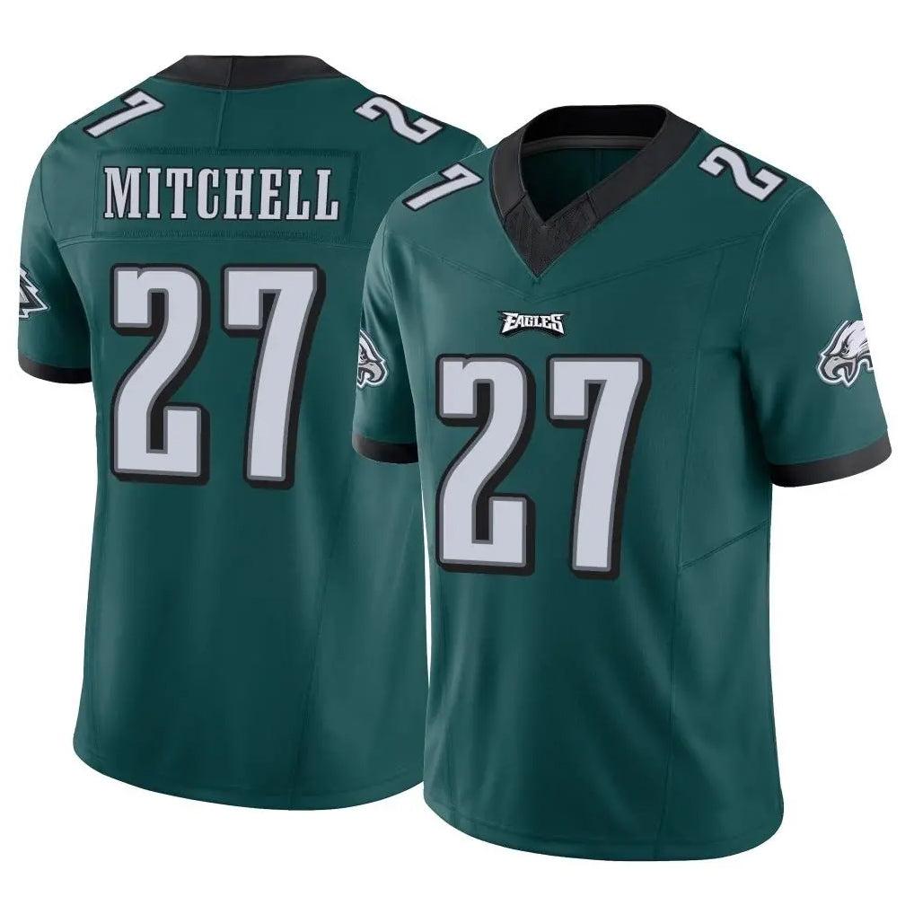 P.Eagles #27 Quinyon Mitchell Player Team Color Green Limited Vapor F.U.S.E. Home Game PETTCS Stitched Jerseys