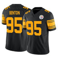 P.Steelers #95 Keeanu Benton Player Black Limited 2nd Alternate Vapor F.U.S.E. Home Game PETTCS Stitched Jerseys