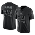A.Cardinals #74 Isaiah Adams Player Black RFLCTV Limited PETTCS Stitched Jerseys