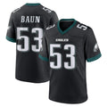 P.Eagles #53 Zack Baun Player Black Game Home PETTCS Stitched Jerseys