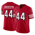 SF.49ers #44 Kyle Juszczyk Player Red Limited Alternate Vapor F.U.S.E. Home Game PETTCS Stitched Jerseys