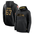S.Seahawks #67 Charles Cross Player Black Salute to Service Hoodies Limited Game Ddoa Stitched Jerseys