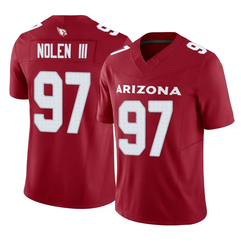 A.Cardinals #97 Walter Nolen III Player Cardinal Vapor F.U.S.E. Limited Home Game PETTCS Stitched Jerseys