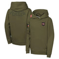 SF.49ers ## 49ers Blank Player Olive Salute to Service Pullover Hoodies Limited PETTCS Stitched Jerseys