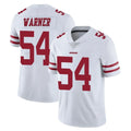 SF.49ers #54 Fred Warner Player White Limited Vapor Untouchable Home Game PETTCS Stitched Jerseys