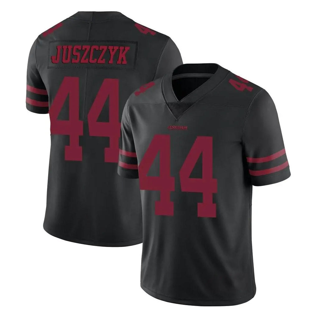 SF.49ers #44 Kyle Juszczyk Player Black Alternate Limited Vapor Untouchable Home Game PETTCS Stitched Jerseys