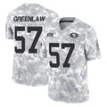 SF.49ers #57 Dre Greenlaw Player Arctic Camo Limited Salute To Service Home Game PETTCS Stitched Jerseys