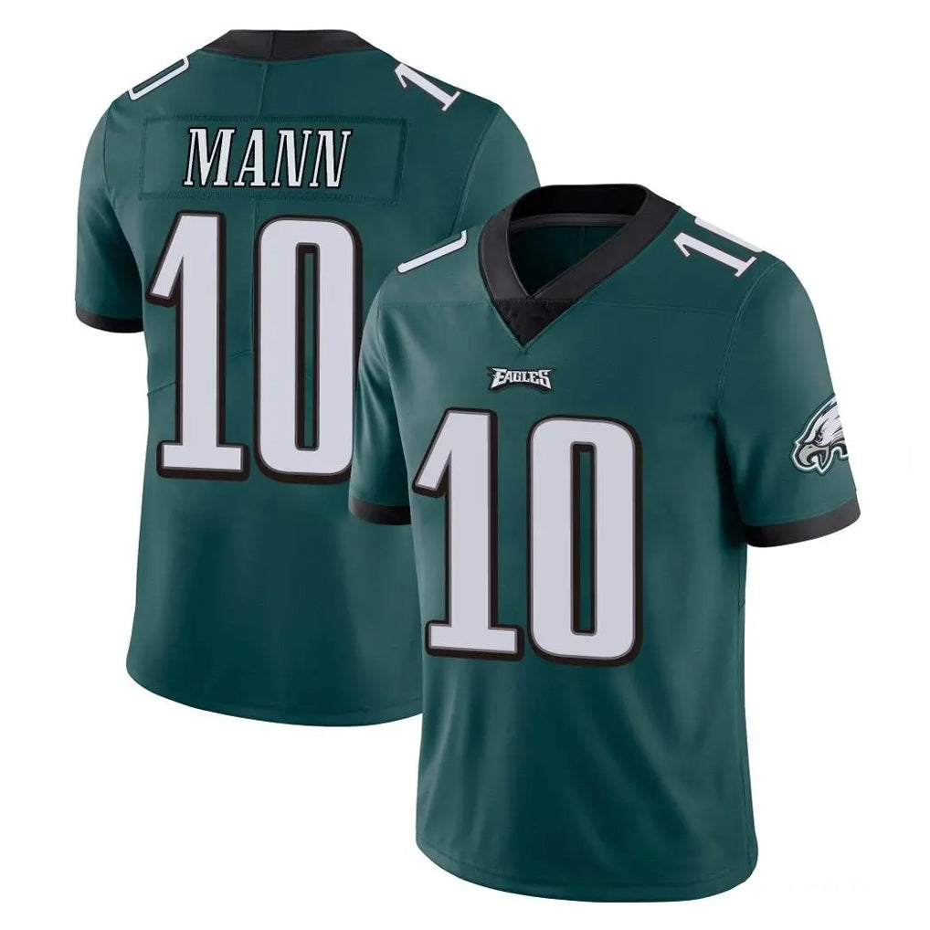 P.Eagles #10 Braden Mann Player Team Color Green Vapor Untouchable Home Game PETTCS Stitched Jerseys