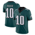 P.Eagles #10 Braden Mann Player Team Color Green Vapor Untouchable Home Game PETTCS Stitched Jerseys