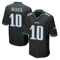 P.Eagles #10 Braden Mann Player Black Home Game PETTCS Stitched Jerseys