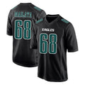 P.Eagles #68 Jordan Mailata Player Carbon Black Fashion Home Game PETTCS Stitched Jerseys