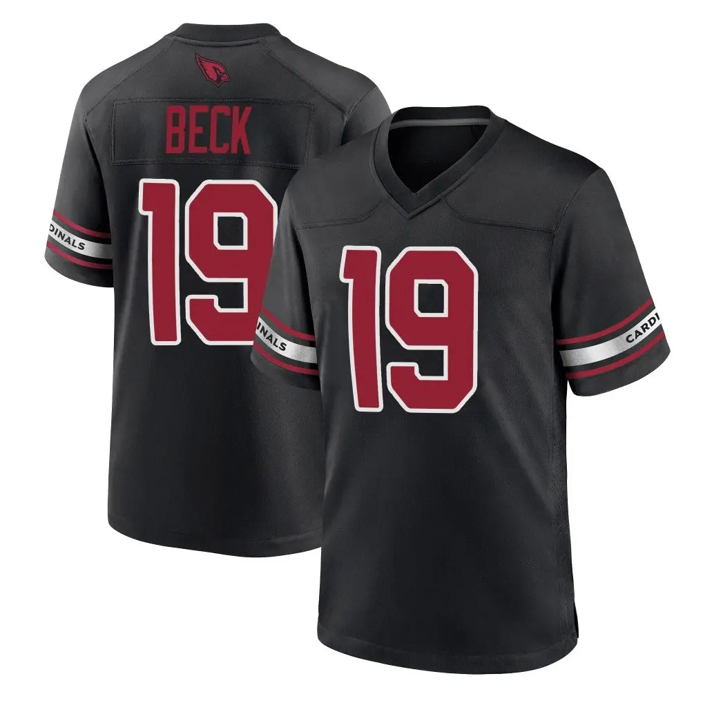 A.Cardinals #19 Carson Beck Player Black Alternate Game PETTCS Stitched Jerseys