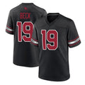 A.Cardinals #19 Carson Beck Player Black Alternate Game PETTCS Stitched Jerseys
