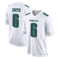 P.Eagles #6 DeVonta Smith Player White Tundra Fashion Home Game PETTCS Stitched Jerseys