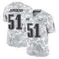 P.Eagles #51 Cam Jurgens Player Arctic Camo Salute to Service Limited Game PETTCS Stitched Jerseys