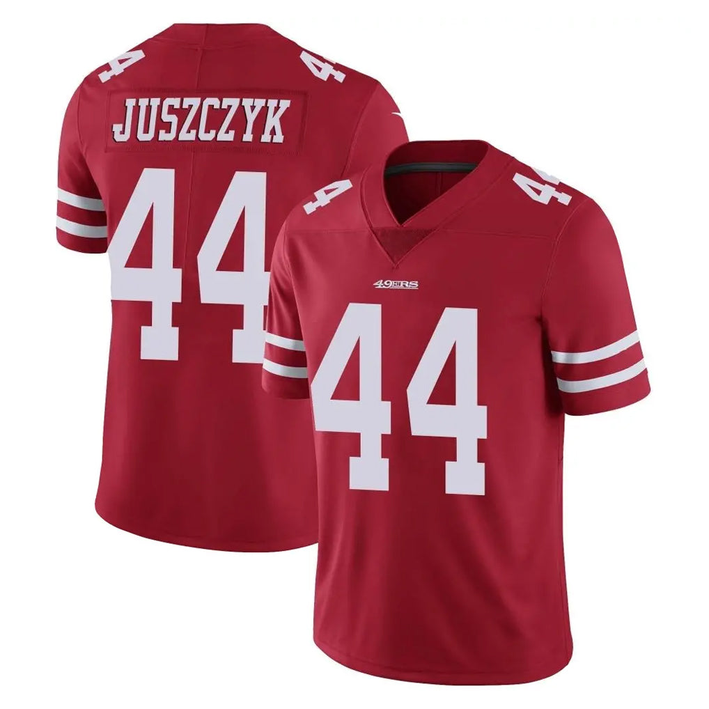 SF.49ers #44 Kyle Juszczyk Player Red Limited Vapor Untouchable Home Game PETTCS Stitched Jerseys