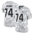A.Cardinals #74 Isaiah Adams Player Camo Salute to Service Limited Home PETTCS Stitched Jerseys