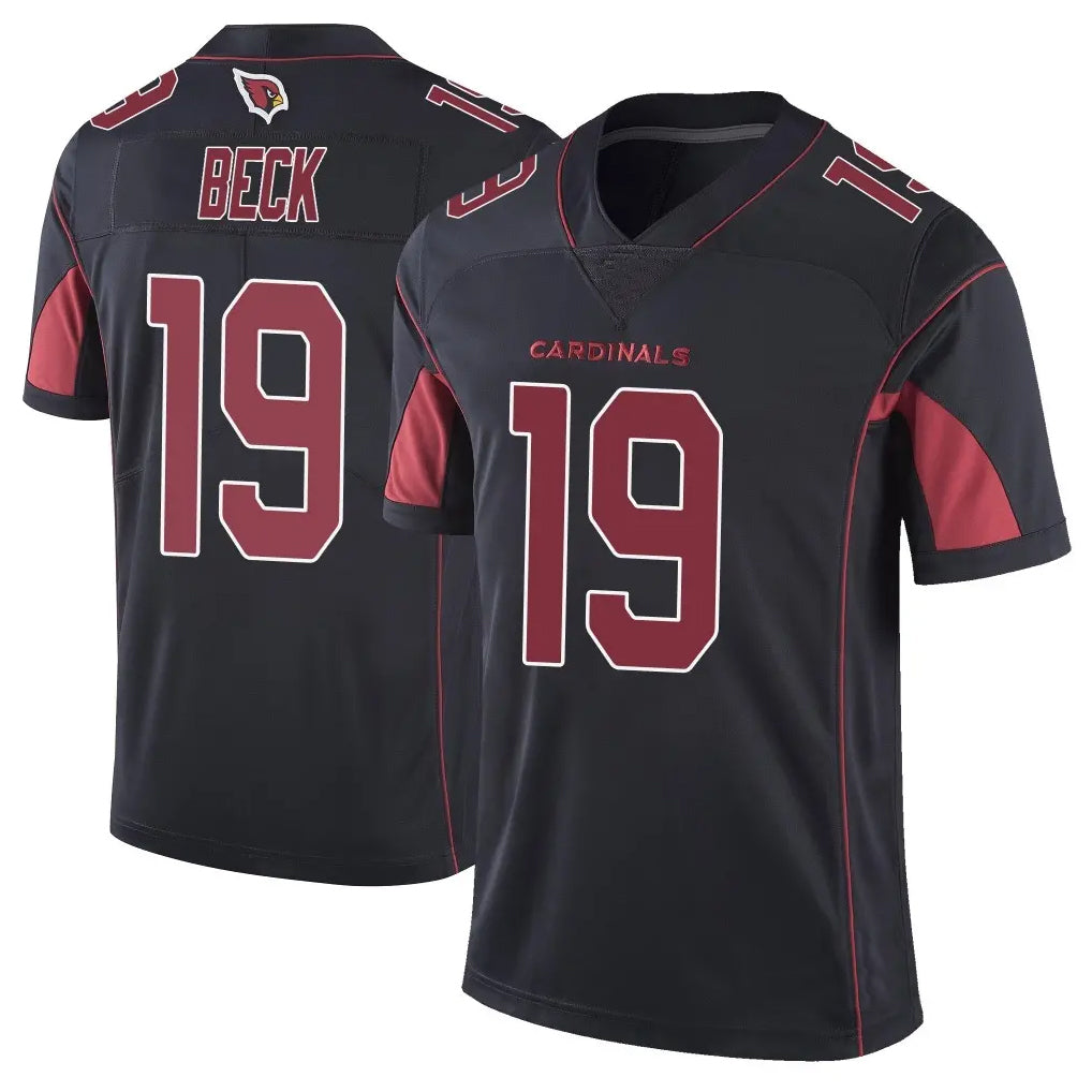 A.Cardinals #19 Carson Beck Player Black Limited Elite Home Game PETTCS Stitched Jerseys