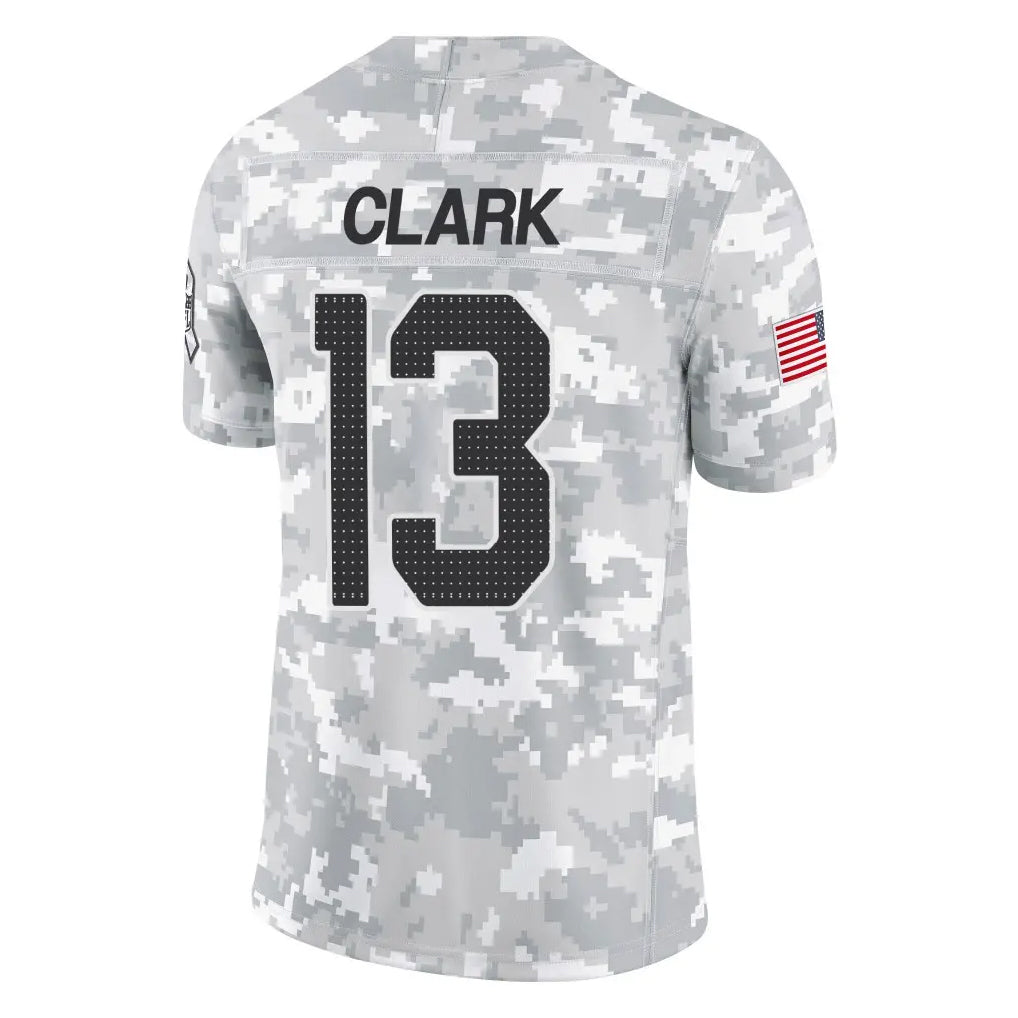 A.Cardinals #13 Kei'Trel Clark Player Camo Salute to Service Limited Home PETTCS Stitched Jerseys