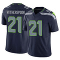 S.Seahawks #21 Devon Witherspoon Player Navy Limited Vapor F.U.S.E. Home Game PETTCS Stitched Jerseys