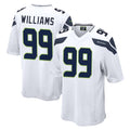 S.Seahawks #99 Leonard Williams Player White Home Game PETTCS Stitched Jerseys