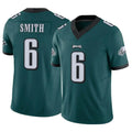 P.Eagles #6 DeVonta Smith Player Team Color Green Limited Vapor F.U.S.E. Home Game PETTCS Stitched Jerseys