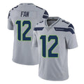 S.Seahawks #12 12th Fan Player Gray Limited Vapor Untouchable Home Game PETTCS Stitched Jerseys