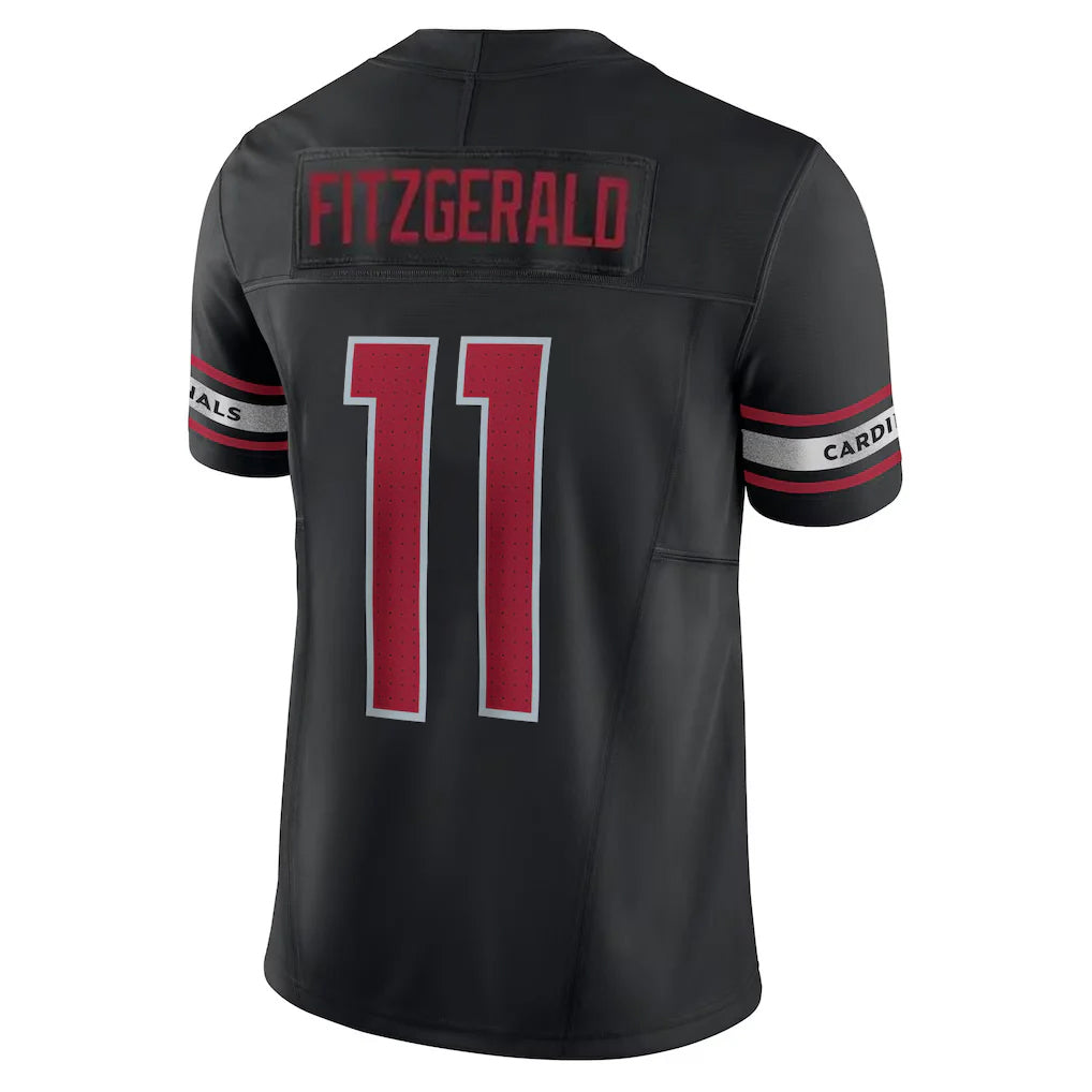 A.Cardinals #11 Larry Fitzgerald Player Black Vapor F.U.S.E. Limited Home Game PETTCS Stitched Jerseys