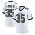 P.Eagles #35 Michael Carter II Player White Game Home PETTCS Stitched Jerseys