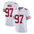 SF.49ers #97 Nick Bosa Player White Limited Vapor Untouchable Home Game PETTCS Stitched Jerseys