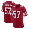 SF.49ers #57 Dre Greenlaw Player Red Game Home PETTCS Stitched Jerseys