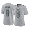 P.Eagles #6 DeVonta Smith Player Gray Atmosphere Fashion Home Game PETTCS Stitched Jerseys