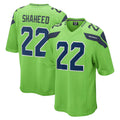 S.Seahawks #22 Rashid Shaheed Player Green Home Game PETTCS Stitched Jerseys