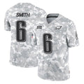 P.Eagles #6 DeVonta Smith Player Arctic Camo Salute to Service Limited Game PETTCS Stitched Jerseys